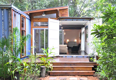 shipping container house